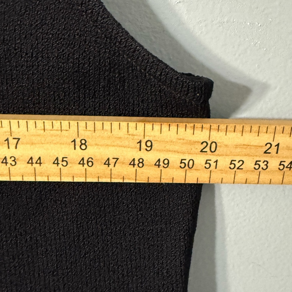 Vintage St. John Evening by Marie Gray Black Knit Cocktail Dress Women’s Size 10 - Picture 6 of 8